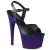 Pleaser Sandali ADORE-709BP Similpelle Nero/Ombre Blu-Viola EU-35 / US-5