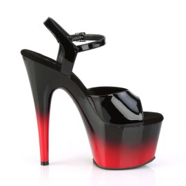 Pleaser Sandali ADORE-709BR-H Vernice Nero/Nero-Rosso EU-35 / US-5