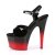 Pleaser Sandali ADORE-709BR-H Vernice Nero/Nero-Rosso EU-35 / US-5