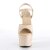 Pleaser Sandali ADORE-709FS Finto Camoscio Beige/Finto Camoscio Beige EU-35 / US-5