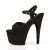 Pleaser Sandali ADORE-709FS Finto Camoscio Nero/Finto Camoscio Nero EU-35 / US-5