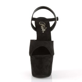 Pleaser Sandali ADORE-709FS Finto Camoscio Nero/Finto...