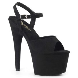 Pleaser Sandali ADORE-709FS Finto Camoscio Nero/Finto Camoscio Nero EU-38 / US-8