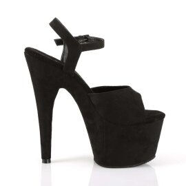 Pleaser Sandali ADORE-709FS Finto Camoscio Nero/Finto Camoscio Nero EU-38 / US-8