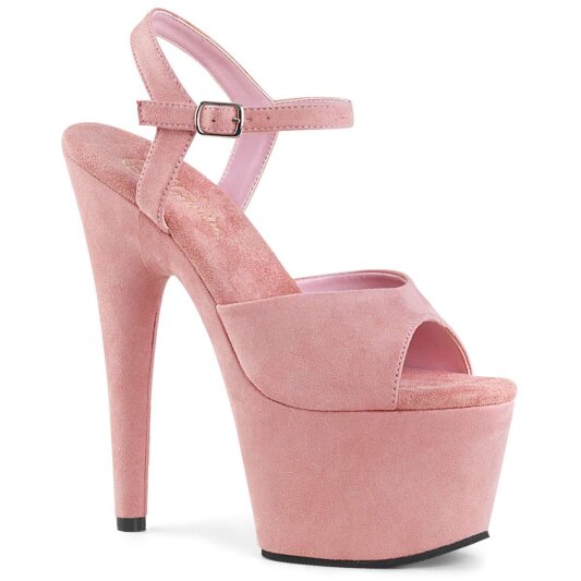 Pleaser Sandali ADORE-709FS Finto Camoscio Rosa Baby/Finto Camoscio Rosa Baby EU-35 / US-5