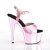 Pleaser Sandali ADORE-709HGCH Rosa Baby Ologramma/Rosa Baby Cromato EU-35 / US-5