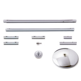 X-Pole XPert (NXN) Acciaio Inossidabile 45 mm 3,04 m -...