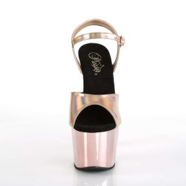 Pleaser Sandali ADORE-709HGCH Dorato Rosa Ologramma/Dorato Rosa Cromato EU-36 / US-6
