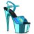Pleaser Sandali ADORE-709HGCH Turchese Ologramma/Turchese Cromato EU-41 / US-11