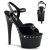 Pleaser Sandali ADORE-709LS Nero/Nero EU-35 / US-5