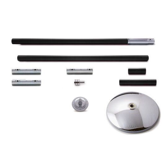 X-Pole XPert (NXN) Verniciato a Polvere Nero 40 mm 3,04 m - 3,28 m