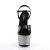 Pleaser Sandali ADORE-709OMBRE Vernice Nero/Argento-Nero Ombre EU-41 / US-11