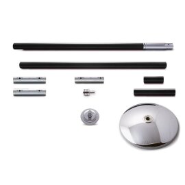 X-Pole XPert (NXN) Verniciato a Polvere Nero 45 mm 2,79 m...