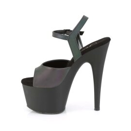 Pleaser Sandali ADORE-709REFL Verde Multi RiflettenteNero/Nero Opaco EU-35 / US-5