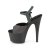 Pleaser Sandali ADORE-709REFL Verde Multi RiflettenteNero/Nero Opaco EU-35 / US-5