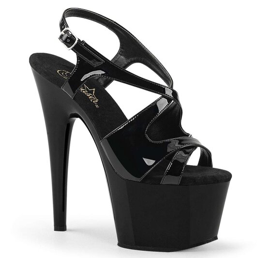 Pleaser Sandali ADORE-730 Vernice Nero/Nero EU-35 / US-5