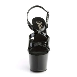 Pleaser Sandali ADORE-730 Vernice Nero/Nero EU-37 / US-7