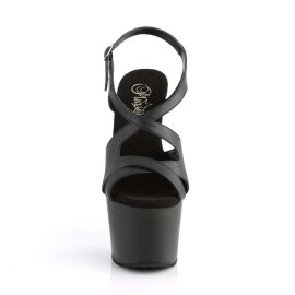 Pleaser Sandali ADORE-730 Similpelle Nero/Nero Opaco...