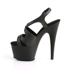 Pleaser Sandali ADORE-730 Similpelle Nero/Nero Opaco EU-35 / US-5