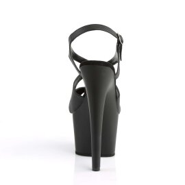 Pleaser Sandali ADORE-730 Similpelle Nero/Nero Opaco EU-35 / US-5