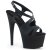 Pleaser Sandali ADORE-730 Similpelle Nero/Nero Opaco EU-35 / US-5
