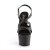 Pleaser Sandali ADORE-730 Similpelle Nero/Nero Opaco EU-35 / US-5