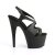 Pleaser Sandali ADORE-730 Similpelle Nero/Nero Opaco EU-35 / US-5