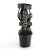 Pleaser Sandali ADORE-758 Similpelle Nero/Nero Opaco EU-35 / US-5