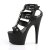 Pleaser Sandali ADORE-758 Similpelle Nero/Nero Opaco EU-35 / US-5