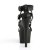 Pleaser Sandali ADORE-758 Similpelle Nero/Nero Opaco EU-35 / US-5