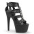 Pleaser Sandali ADORE-758 Similpelle Nero/Nero Opaco EU-37 / US-7