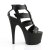 Pleaser Sandali ADORE-758 Similpelle Nero/Nero Opaco EU-37 / US-7