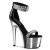 Pleaser Sandali ADORE-769RS Nero/Argento Cromato EU-35 / US-5