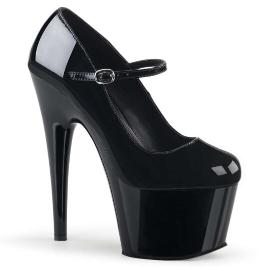 Pleaser Sandali ADORE-787 Vernice Nero/Nero EU-35 / US-5