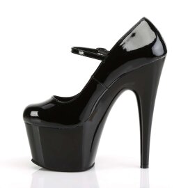Pleaser Sandali ADORE-787 Vernice Nero/Nero EU-35 / US-5