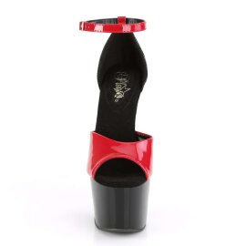 Pleaser Sandali ADORE-789 Vernice Rosso-Nero/Nero-Rosso EU-36 / US-6