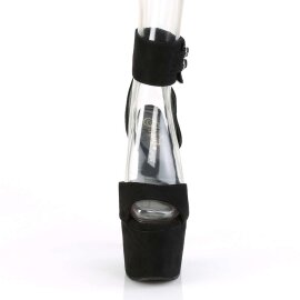 Pleaser Sandali ADORE-791FS Finto Camoscio Nero EU-40 /...