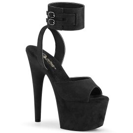 Pleaser Sandali ADORE-791FS Finto Camoscio Nero EU-39 / US-9