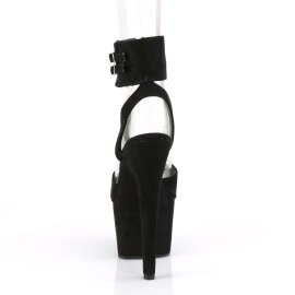 Pleaser Sandali ADORE-791FS Finto Camoscio Nero EU-39 / US-9