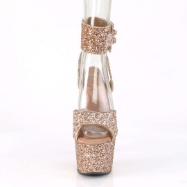 Pleaser Sandali ADORE-791LG Dorato Rosa Glitter EU-35 / US-5