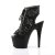 Pleaser ADORE-796LC Stivaletti - Pizzo Nero/Nero Opaco EU-40 / US-10