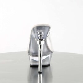 Pleaser Mules ALLURE-601 Trapsarente/Trasparente EU-40 / US-10