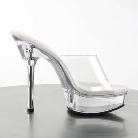 Pleaser Mules ALLURE-601 Trapsarente/Trasparente EU-42 / US-12