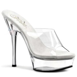 Pleaser Mules ALLURE-601 Trapsarente/Trasparente EU-37 /...