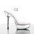 Pleaser Sandali ALLURE-608 Trasparente/Trasparente EU-40 / US-10