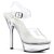 Pleaser Sandali ALLURE-608 Trasparente/Trasparente EU-35 / US-5