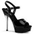 Pleaser Sandali ALLURE-609 Vernice Nero/Nero EU-35 / US-5