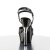 Pleaser Sandali ALLURE-609 Vernice Nero/Nero EU-35 / US-5