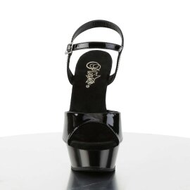 Pleaser Sandali ALLURE-609 Vernice Nero/Nero EU-38 / US-8