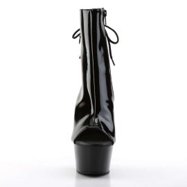 Pleaser ASPIRE-1018 Stivaletti - Vernice Nero/Nero EU-35...